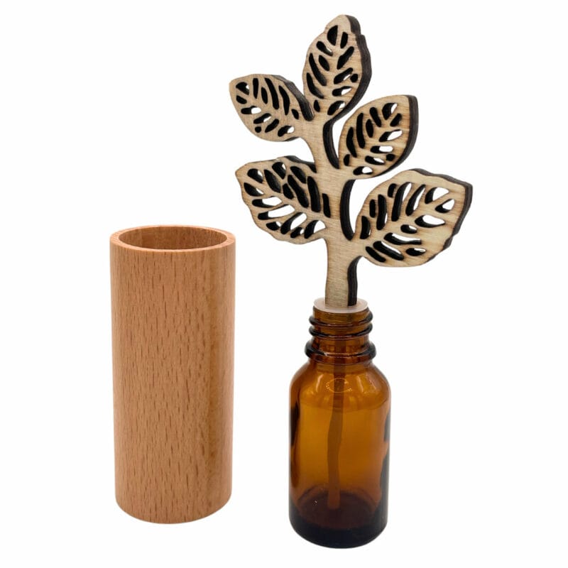 Diffuseur Arbre en Bois – Base en chêne et arbre en pin.