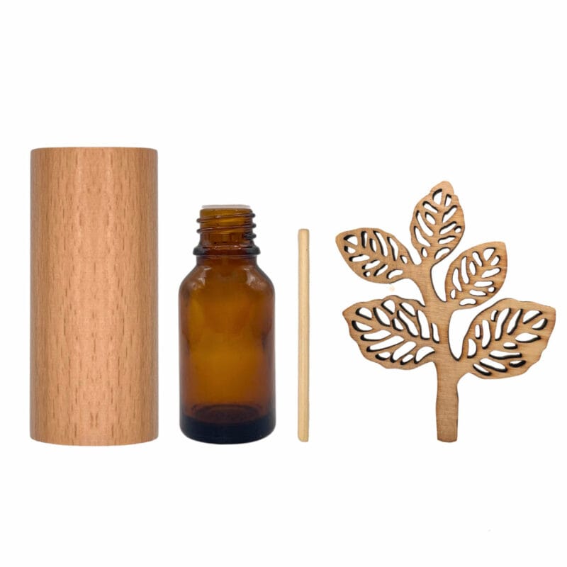 Diffuseur Arbre en Bois – Base en chêne et arbre en pin.